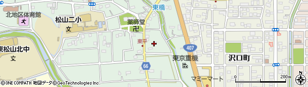 埼玉県東松山市東平418周辺の地図