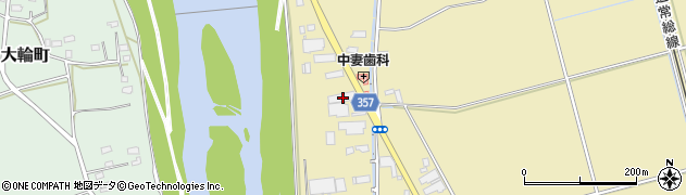 茨城県常総市中妻町2609周辺の地図