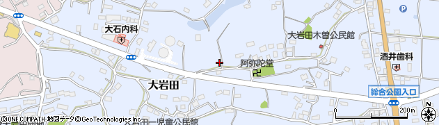 茨城県土浦市大岩田1757周辺の地図
