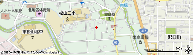 埼玉県東松山市東平516周辺の地図