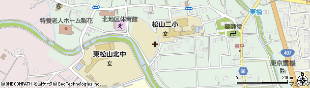 埼玉県東松山市東平1884周辺の地図