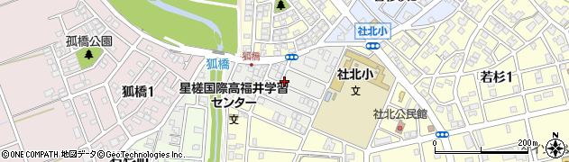 福井県福井市若杉町周辺の地図