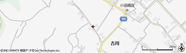 茨城県行方市吉川周辺の地図