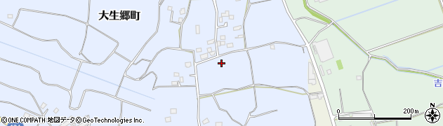 茨城県常総市大生郷町281周辺の地図