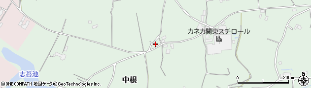 茨城県行方市中根606周辺の地図