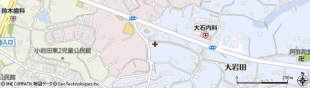 茨城県土浦市大岩田2179周辺の地図