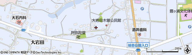 茨城県土浦市大岩田1494周辺の地図