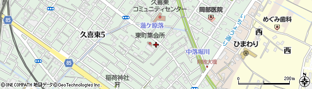 久喜東町郵便局 ＡＴＭ周辺の地図