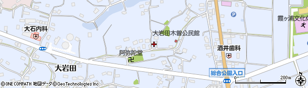 茨城県土浦市大岩田1495周辺の地図