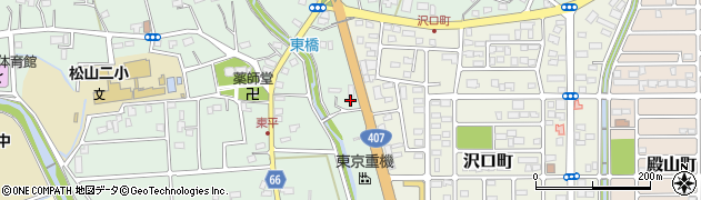 埼玉県東松山市東平225周辺の地図