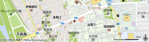 福邦銀行大野支店 ＡＴＭ周辺の地図