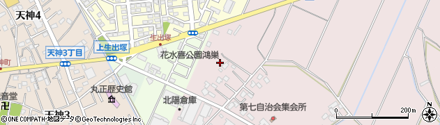 埼玉県鴻巣市上谷1627周辺の地図