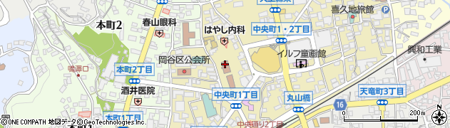 岡谷年金事務所周辺の地図