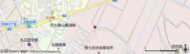 埼玉県鴻巣市上谷1568-1周辺の地図