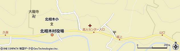 北相木村へき地診療所周辺の地図