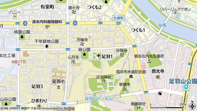 〒918-8007 福井県福井市足羽の地図