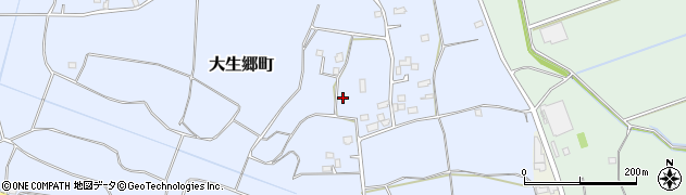 茨城県常総市大生郷町422-1周辺の地図