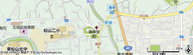 埼玉県東松山市東平435周辺の地図