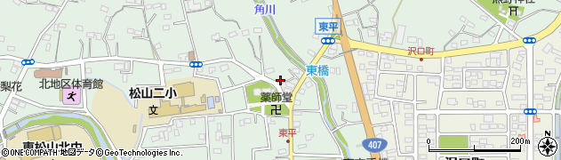 埼玉県東松山市東平881周辺の地図