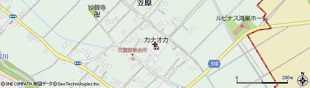 株式会社カナオカ　埼玉第二工場周辺の地図