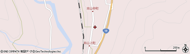 長野県塩尻市本山4996周辺の地図