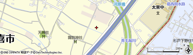 埼玉県久喜市吉羽周辺の地図