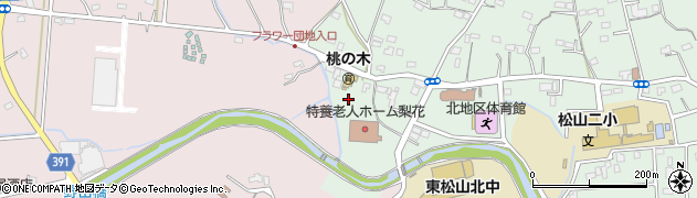 埼玉県東松山市東平671周辺の地図