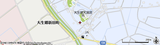 茨城県常総市大生郷町1235周辺の地図
