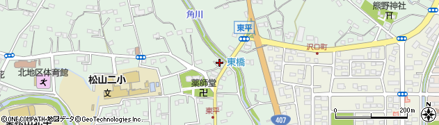埼玉県東松山市東平884周辺の地図