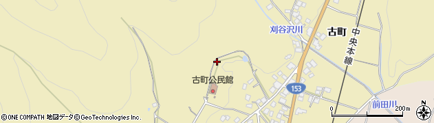 長野県塩尻市古町周辺の地図