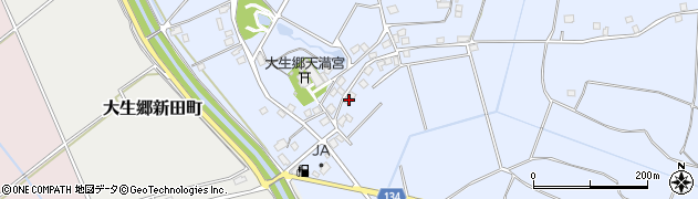 茨城県常総市大生郷町1230周辺の地図