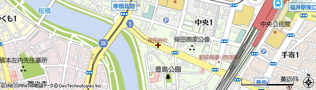 柴田神社周辺の地図