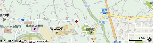 埼玉県東松山市東平858周辺の地図