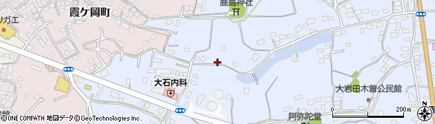 茨城県土浦市大岩田2695周辺の地図