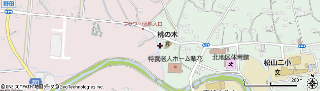 埼玉県東松山市東平677周辺の地図
