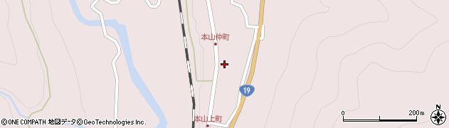 長野県塩尻市本山4992周辺の地図
