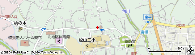 埼玉県東松山市東平846周辺の地図