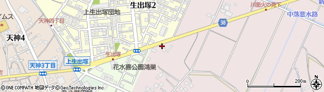 埼玉県鴻巣市上谷1431周辺の地図