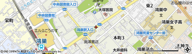 本町十字路周辺の地図