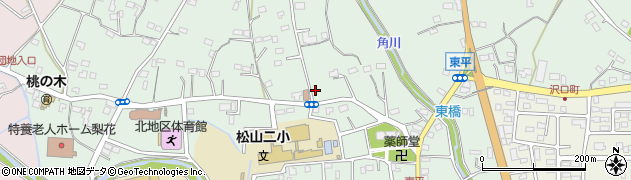 埼玉県東松山市東平809周辺の地図