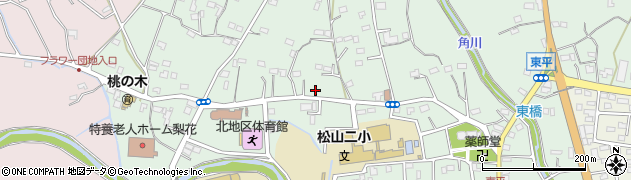 埼玉県東松山市東平601周辺の地図