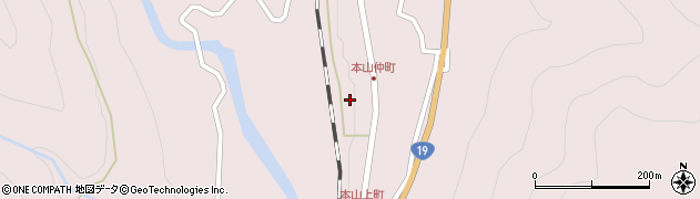 長野県塩尻市本山4911周辺の地図