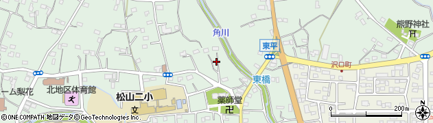 埼玉県東松山市東平869周辺の地図