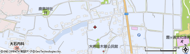 茨城県土浦市大岩田1504周辺の地図