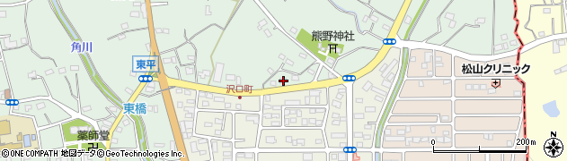 埼玉県東松山市東平195周辺の地図