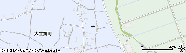 茨城県常総市大生郷町397周辺の地図