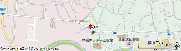 埼玉県東松山市東平680周辺の地図