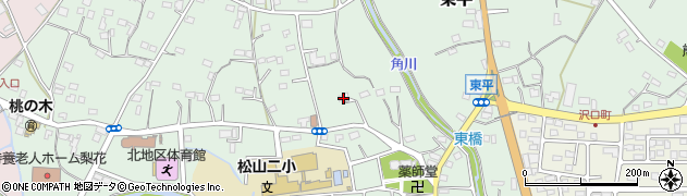 埼玉県東松山市東平863周辺の地図