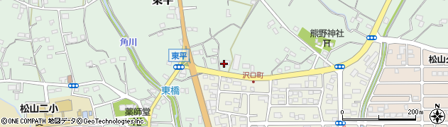 埼玉県東松山市東平978周辺の地図