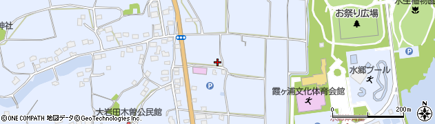 茨城県土浦市大岩田1337周辺の地図